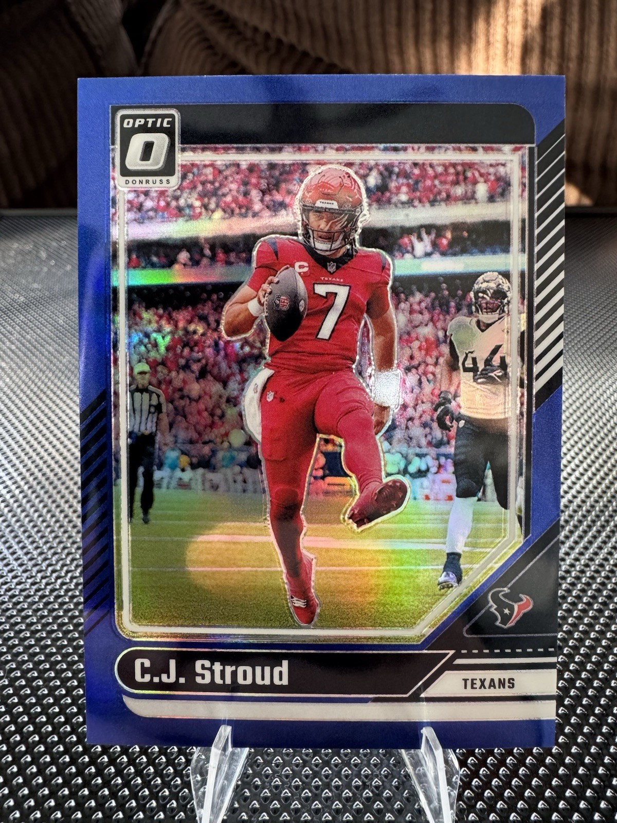 2024 Donruss Optic C.J. Stroud Blue Prizm /199 #76 Texans SP