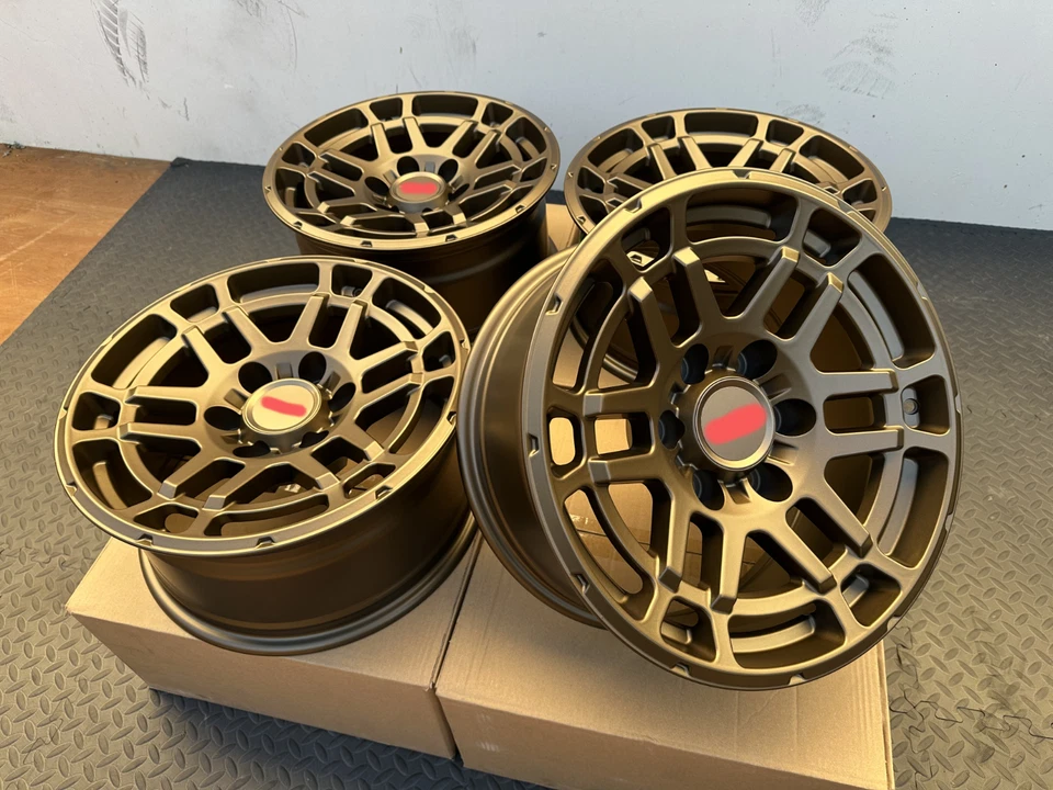 SET OF 4 Bronze 17x8 +25 Toyota Tacoma Wheels 4Runner Tundra Sequoia TRD Rim PRO Foto 2 de 4