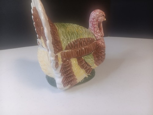 Vintage Turkey Shape Gravy/Sauce Bowl 2 pc. 24 oz. - Picture 4 of 9