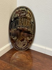Vintage Schlitz Brewing Co Oval Mirror Advertising 1972 Sign RARE