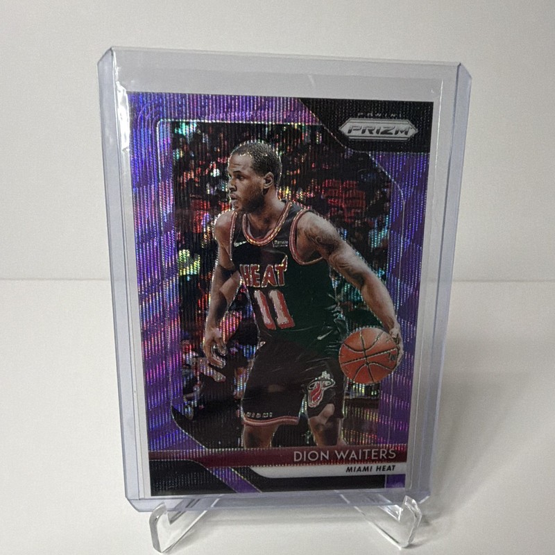 2018-19 Panini Prizm Dion Waiters Miami Heat #166 Purple