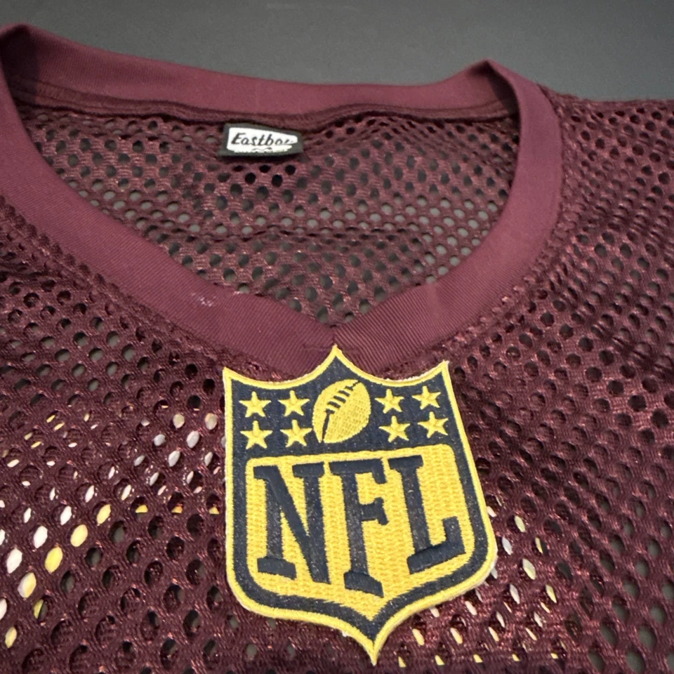 Camiseta de práctica de malla de los Washington Redskins Commanders #2 de colección NFL Eastbay talla mediana Foto 4 de 4