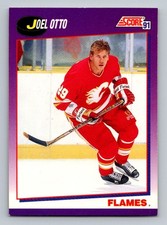 #96 1991-92 Score Joel Otto Calgary Flames