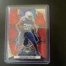 2022 Panini Mosaic Red Sparkle Prizm #83 Jonathan Taylor Colts Ultra Rare SSP 🔥