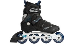 K2 F.I.T. 84 Boa Inline Skates Grey - Blue 10.5 Gray Blue