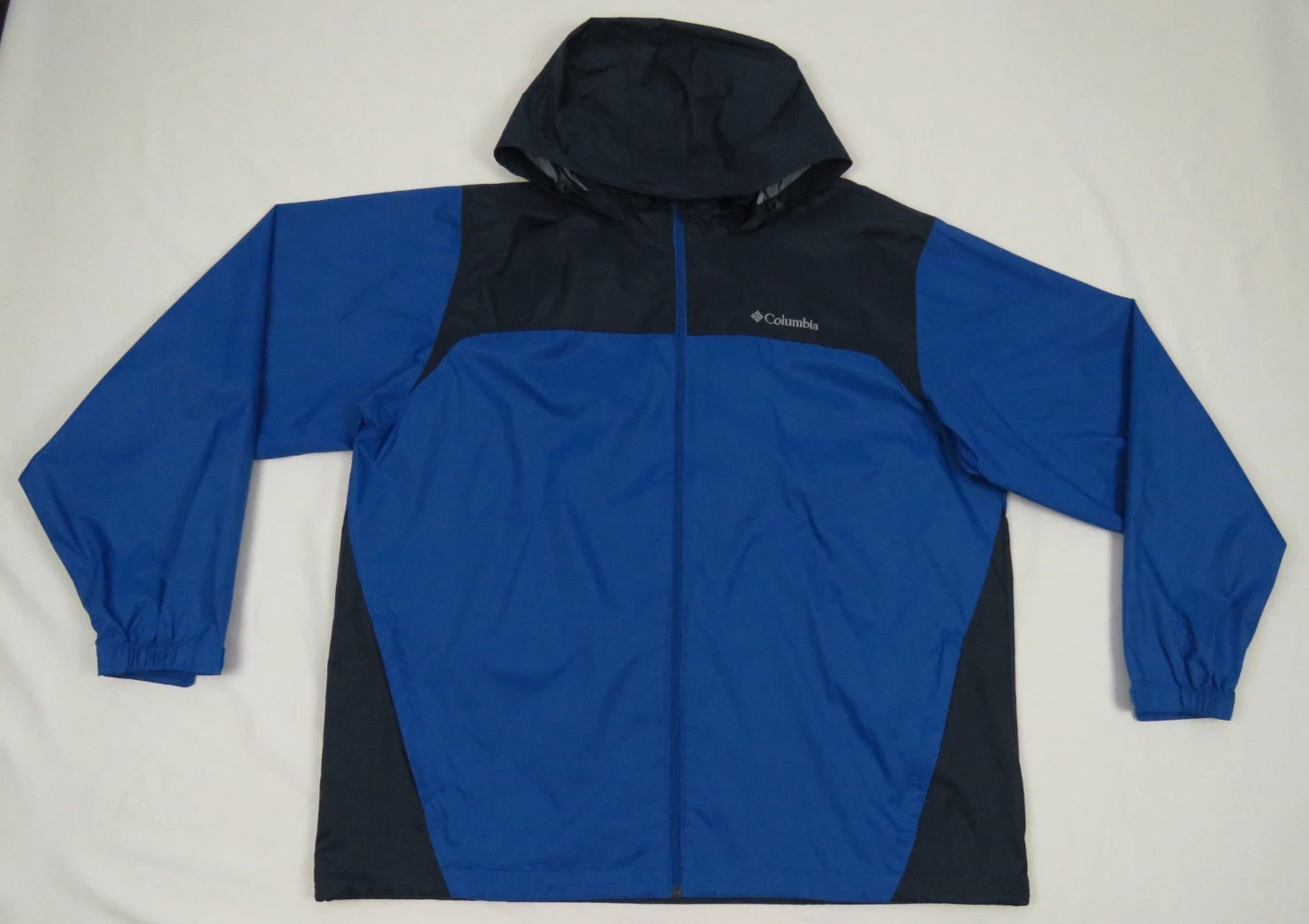 NWOT Columbia Wind Rain Packable Hooded Full Zip Windbreaker Jacket XL