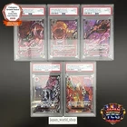 PSA 10 Five Elders Alt Art Red Text Set Carrying on His Will One Piece Card JP