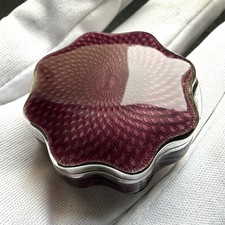 Antike Jugendstil Pillen Dose 900 Silber Emaille GAS Georg Adam Scheid alt antik
