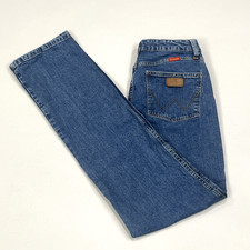 Wrangler Women's High Rise Boot Cut Denim Jean Curve Hugging Retro Size 5 x 36