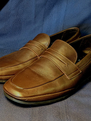 Mephisto Spinnaker Brown Leather Penny Loafer Air-Relax  display picture 1