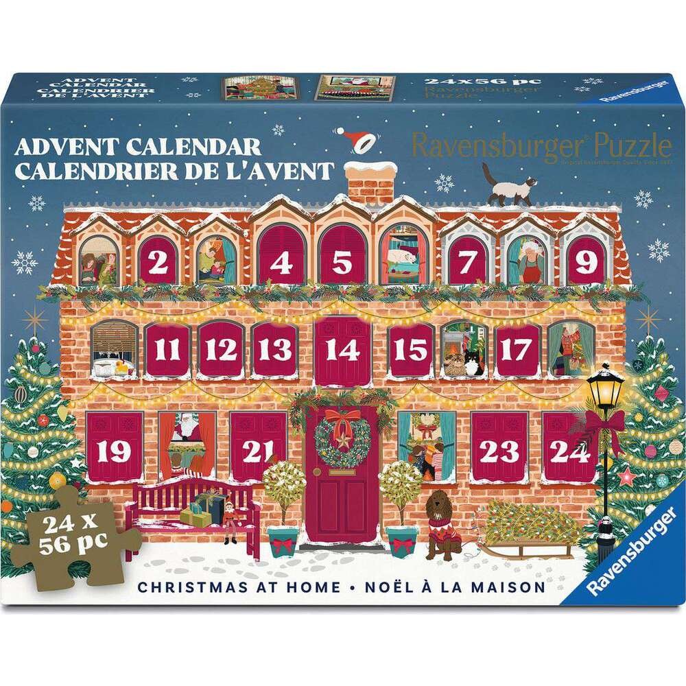 Ravensburger Women's Christmas At Home 24 X 54Pc Jigsaw Puzzle Advent Calendar - 2026 - Image 3