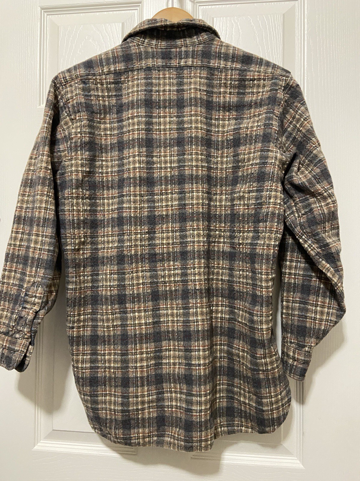 Vintage Pendleton Virgin Wool Button Down Flannel… - image 5