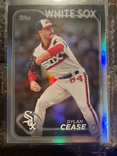 Dylan Cease 2024 Topps Series 1 #40 Rainbow Foil Chicago White Sox
