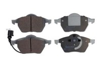 Quaro QP5013 Bremsbelagsatz, Scheibenbremse FüR Audi, Seat, Skoda, Vw