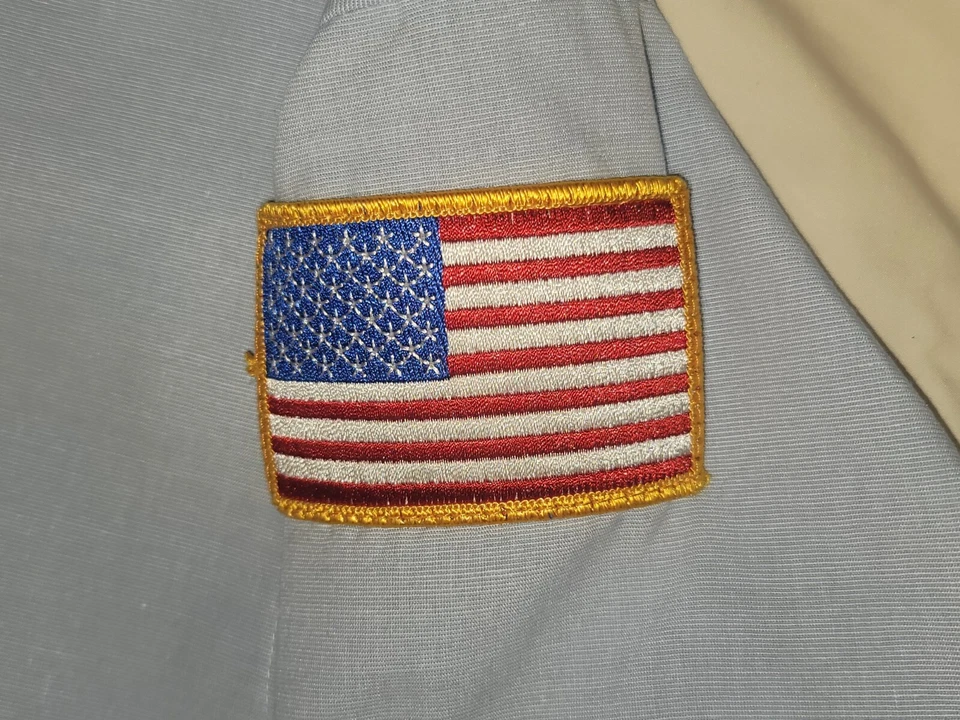 Elbeco Uniform Shirts LongSleeve Blue (3XL Big & Tall) Size 19 Neck 36/37 Sleeve - Image 4 of 4