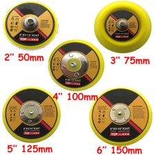 2/3/4/5/6'' Hook Loop Backing Pad M8 5/16" 24 Thread For Sanding Disc Air Sander