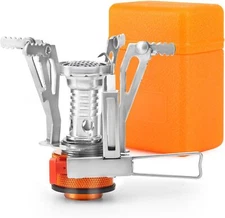 Portable Camping Stove Backpacking Stove, Specialized Camping Stove with Piezo I