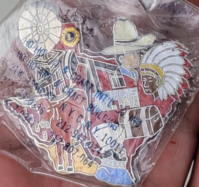 Rare 1983 Vtg Lions Club International Pin Texas Dist 2-T3 10