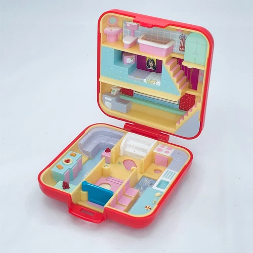 Vintage Polly Pocket  Polly’s Town House Red 1989 by Bluebird Toys