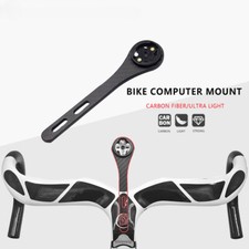 Carbon Fiber Road Bike Cycling Computer Stopwatch Speedometer Mount Holder