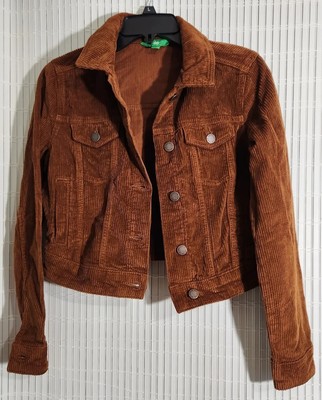 Dip Longsleeve Jacket For Girls Size Small Color Brown  100% Cotton ^