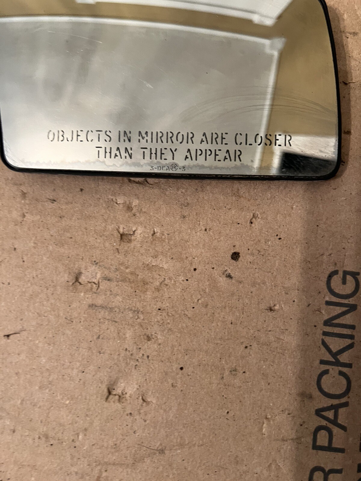 86-91 Cadillac Deville OEM LH Driver Manual Side View Mirror 