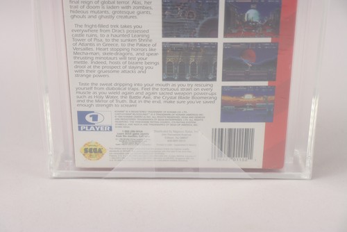 Castlevania Bloodlines Sega Genesis 1998 Konami New Sealed VGA Gold 85+ NM+ - Picture 6 of 8