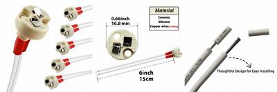DiCUNO 6pcs Bi-Pin Base, G4, G6.35, GY6.35, GX5.3, GU5.3, MR16, GZ4 6 Piece 