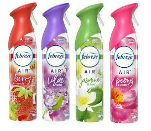 SPRING LIMITED EDITION VARIETY Febreze Air Effects Spray (4) Scent Air