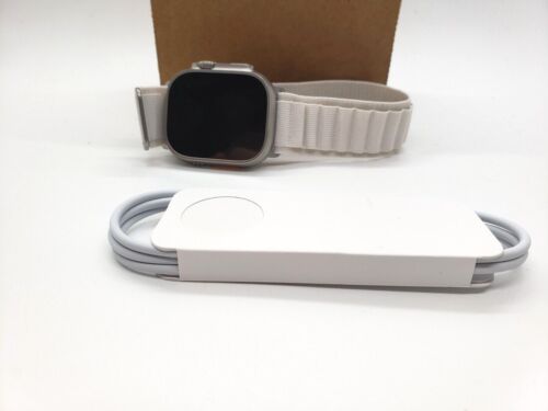 Apple Watch Ultra GPS y celular 49 mm titanio Trail Alpine Loop océano excelente - Imagen 17 de 69