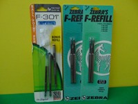 Lot Of 7 Zebra Black Fine Point 0.7mm F-refill Ink Lot Of 7 Zebra Black Fine Point 0.7mm F-refill Ink