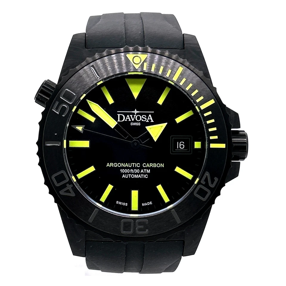 Davosa Swiss Argonautic Carbon Automatic Diver 300m Limitiertes Fullset aus 2023 - Bild 2 von 4