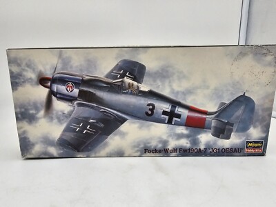 1:72 Hasegawa 52060 Focke Wulf Fw190A-7 JG1 Oesau Flugzeug Bausatz in OVP 