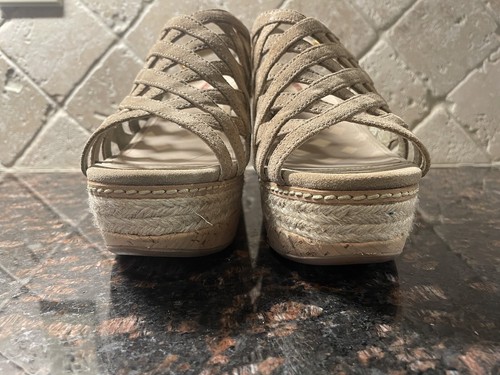 Prada Espadrille Damensandalen mit Keilabsatz Größe 37,5 - Bild 4 von 11
