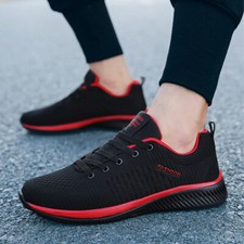UK Mens Running Trainers Sport Sneakers Walking Shoes Casual Sports Shoes Gym