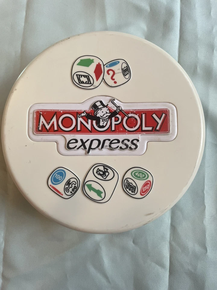 White Monopoly Express Game All The Fun Parker Brothers 2005 - UK edition Hasbro - Image 3 of 4