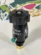 Nitrous Outlet N2O Billet High Flow Valve Fits 5lb 10lb 12lb 15lb & 20lb Bottle