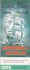 1970's Cape May County Historical Museum Brochure