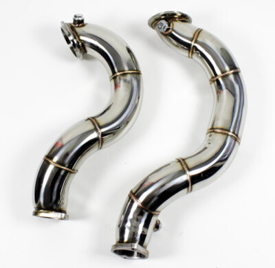 für BMW 135i E82 E87 E81  335i E90 E91 E92 E93   M1 Downpipe 3''  Anschluß Lamda