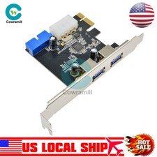 2 Ports PCI Express USB 3.0 Front Panel 4-Pin  20 Pin Control Card Adapter