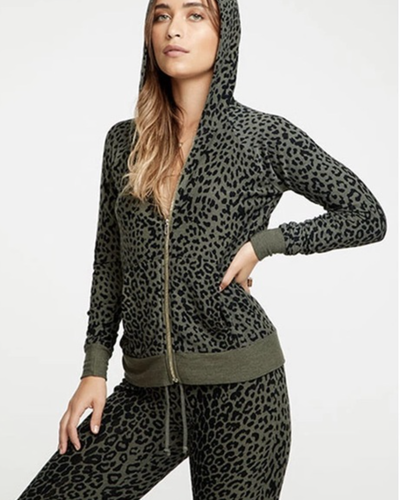 NWT Chaser Leopard Zip Hoodie \u0026 Cozy 
