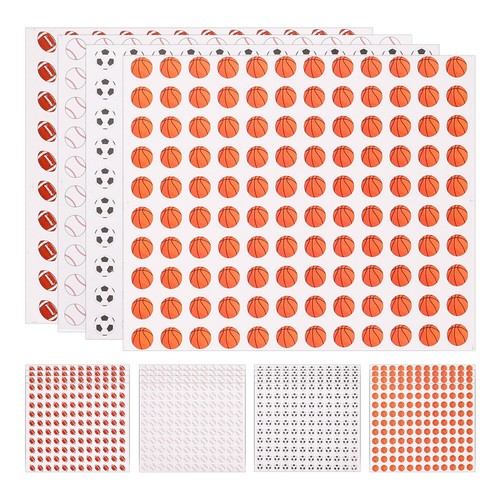 20 Sheets Mini-Ballaufkleber Sportabziehbilder Fußballparty Liefert - Photo 9/12