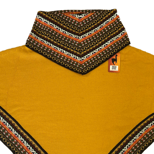 ANDEAN ALPACA HANDMADE WOMEN CAPE COAT PONCHO - Picture 11 of 64