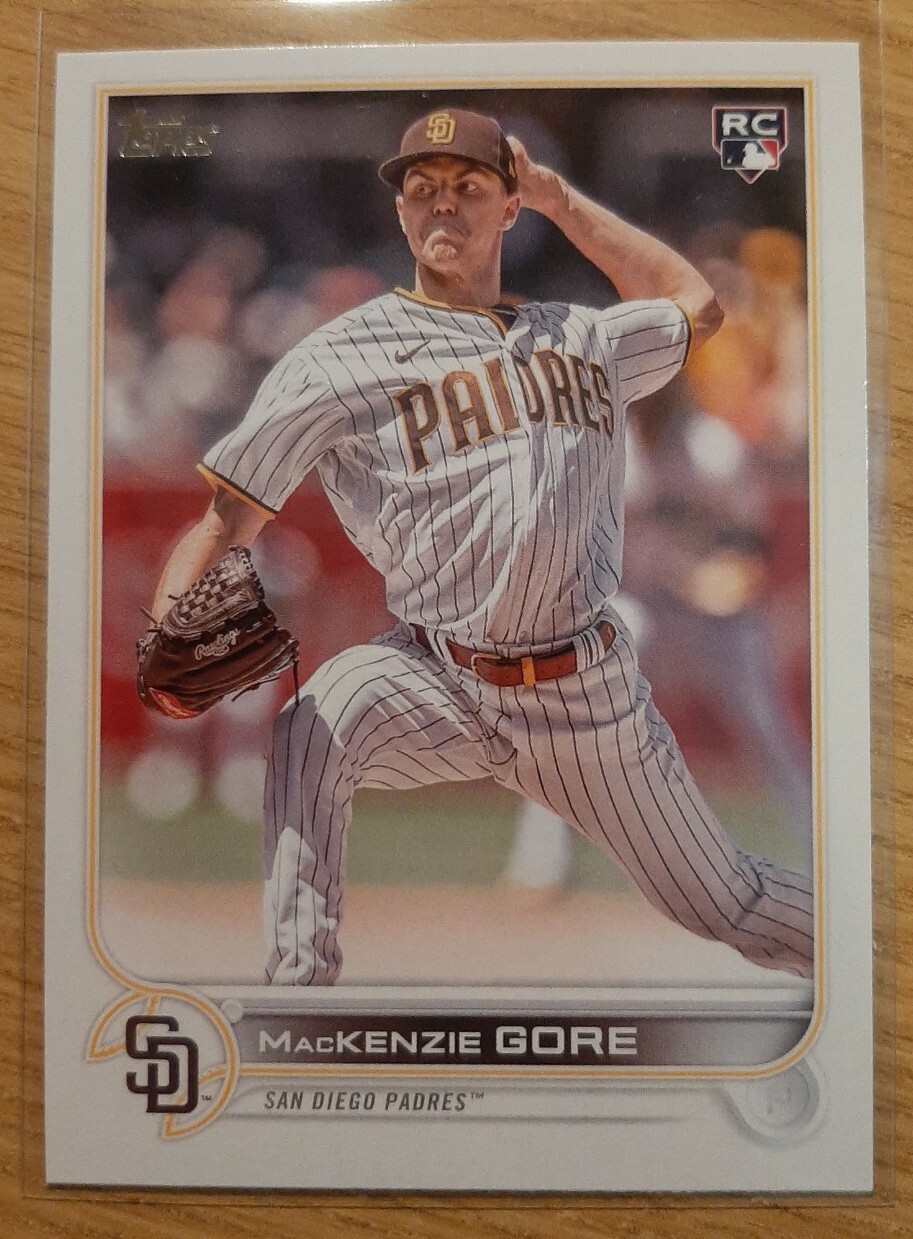 2022 TOPPS UPDATE MACKENZIE GORE ROOKIE #81 SAN DIEGO PADRES