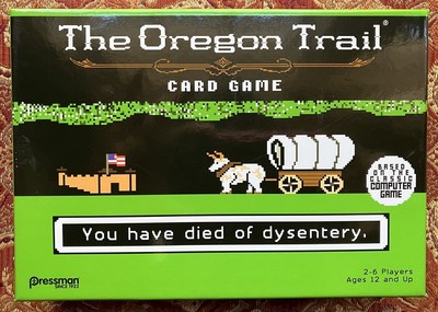 Brand New The Oregon Trail card game, SEALED, Pressman, 2-6 Players, New In Box!