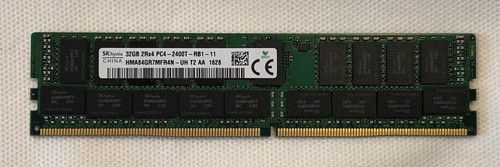 Hynix 32GB 2Rx4 PC4-2400T DDR4 2400MHz REG RDIMM HMA84GR7MFR4N Brand New - Picture 1 of 2