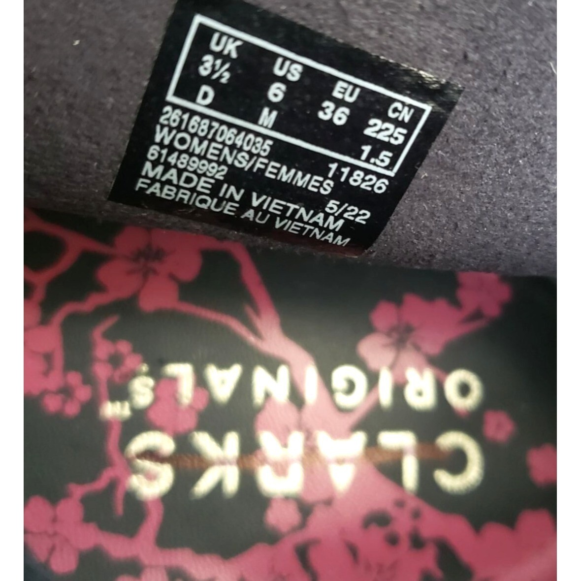 Clarks Originals Wallabee Shashi Boots Navy Size 6 36 | eBay