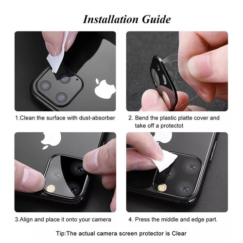 Tempered Glass Back/Rear Camera Lens Protector for iPhone 12 13 14 15 16 Pro Max - Picture 6 of 6