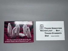 2 - New (NOS) Postcards Dr. Robert Schuller Crystal Cathedral Garden Grove, CA