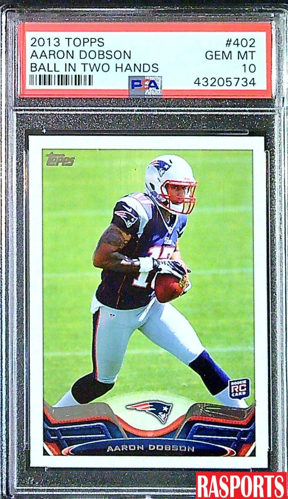 Aaron Dobson Topps #402 Ball in Two Hands